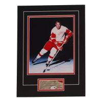 Gordie Howe Signed Red Wings 12x16 Custom Matted Cut Display Inscribed "Best Regards" (JSA) at PristineAuction.com
