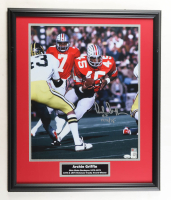 Archie Griffin Signed Ohio State Buckeyes Custom Framed Photo Display Inscribed "HT 1974 / 75" (Sports Collectibles) at PristineAuction.com