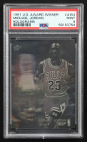 Michael Jordan 1991-92 Upper Deck Award Winner Holograms #AW4 / MVP (PSA 9) at PristineAuction.com