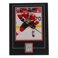 Anton Lundell Signed Panthers 12x16 Custom Matted Cut Display (JSA) at PristineAuction.com