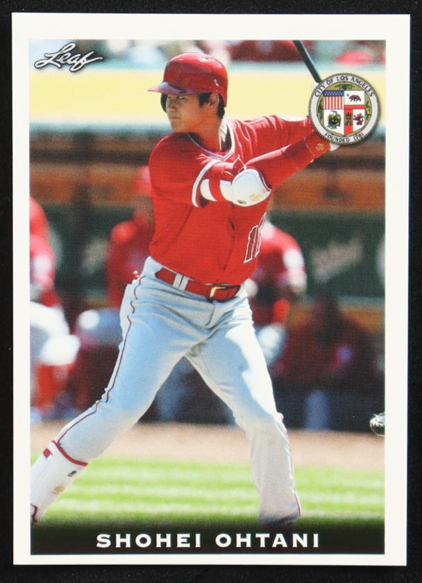 Shohei Ohtani 2018 Leaf National Convention Shohei Ohtani #Rookie01 RC at PristineAuction.com Shohei Ohtani 2018 Leaf National Convention Shohei Ohtani #Rookie01 RC at PristineAuction.com