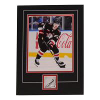 Bowen Byram Signed Sabres 12x16 Custom Matted Cut Display (JSA) at PristineAuction.com
