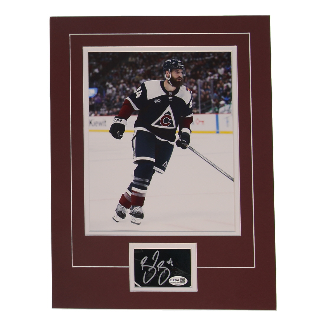 Brent Burns Signed Avalanche 12x16 Custom Matted Cut Display (JSA) at PristineAuction.com Brent Burns Signed Avalanche 12x16 Custom Matted Cut Display (JSA) at PristineAuction.com