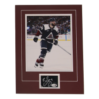 Brent Burns Signed Avalanche 12x16 Custom Matted Cut Display (JSA) at PristineAuction.com