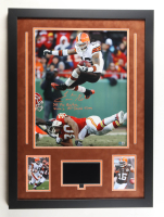 Josh Cribbs Signed Browns Custom Framed Photo Display Inscribed "3x Pro Bowl, 2000's All-Decade Team" (Beckett) at PristineAuction.com