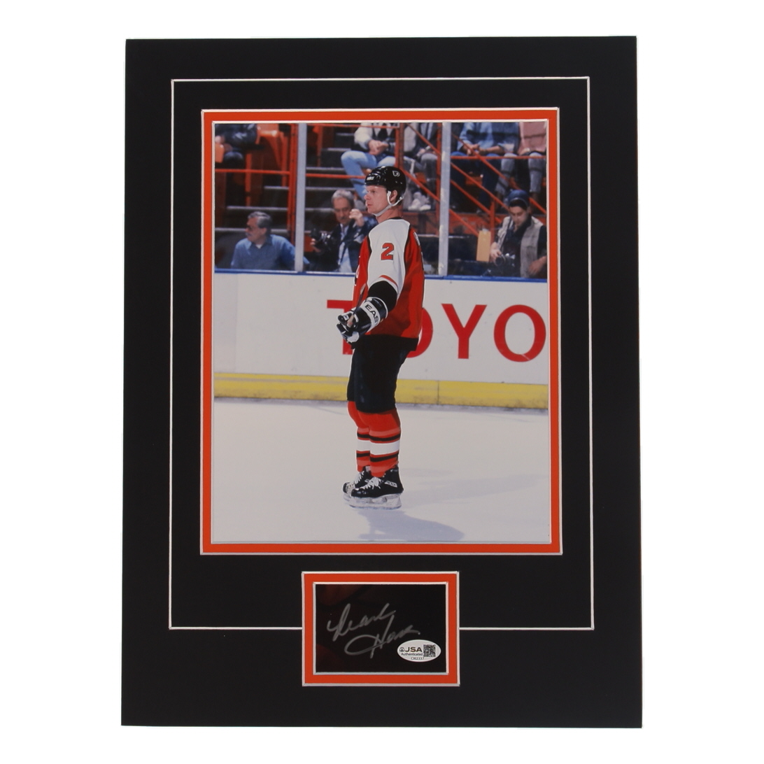 Mark Howe Signed Flyers 12x16 Custom Matted Cut Display (JSA) at PristineAuction.com Mark Howe Signed Flyers 12x16 Custom Matted Cut Display (JSA) at PristineAuction.com
