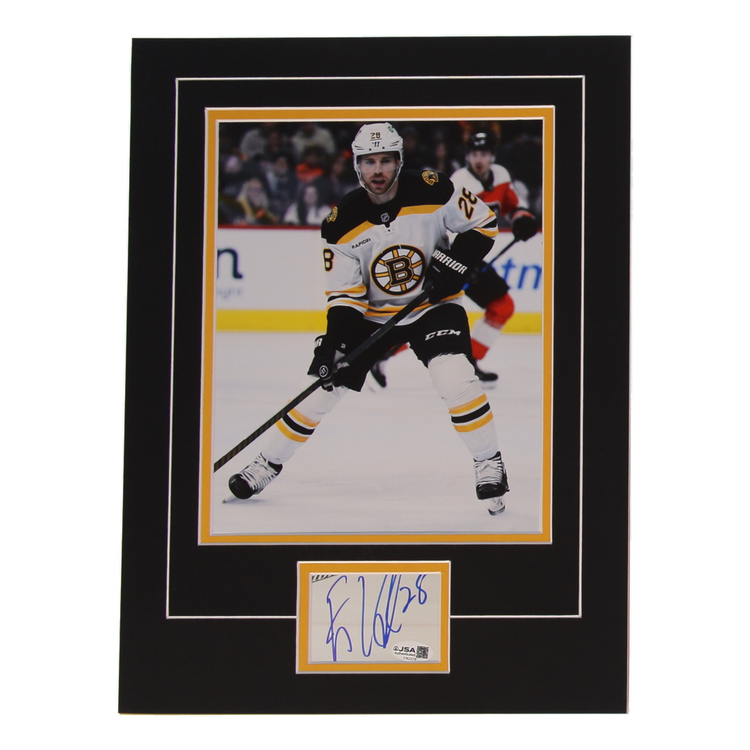 Elias Lindholm Signed Bruins 12x16 Custom Matted Cut Display (JSA) at PristineAuction.com Elias Lindholm Signed Bruins 12x16 Custom Matted Cut Display (JSA) at PristineAuction.com