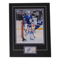 Cayden Primeau Signed Maple Leafs 12x16 Custom Matted Cut Display (JSA) at PristineAuction.com