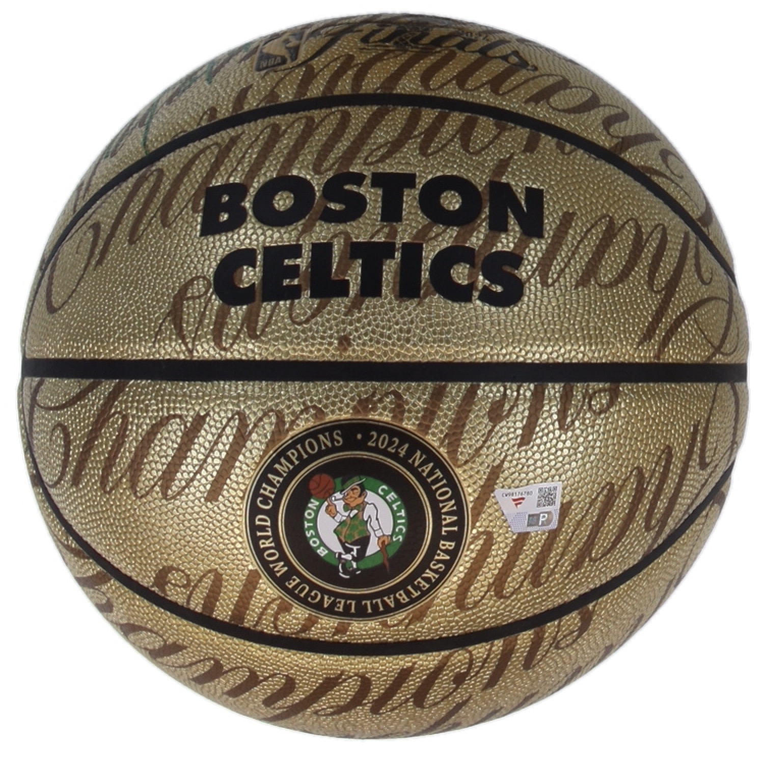Jrue Holiday Signed 2024 Official Finals Celtics NBA World Champions Logo Basketball (Fanatics) at PristineAuction.com Jrue Holiday Signed 2024 Official Finals Celtics NBA World Champions Logo Basketball (Fanatics) at PristineAuction.com