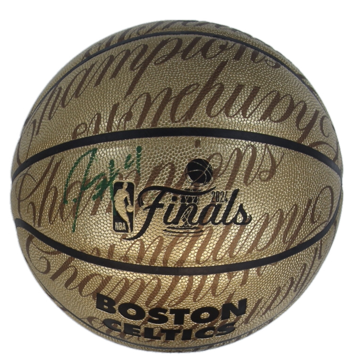 Jrue Holiday Signed 2024 Official Finals Celtics NBA World Champions Logo Basketball (Fanatics) at PristineAuction.com Jrue Holiday Signed 2024 Official Finals Celtics NBA World Champions Logo Basketball (Fanatics) at PristineAuction.com