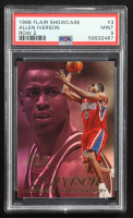 Allen Iverson 1996-97 Flair Showcase Row 2 #3 RC (PSA 9) at PristineAuction.com