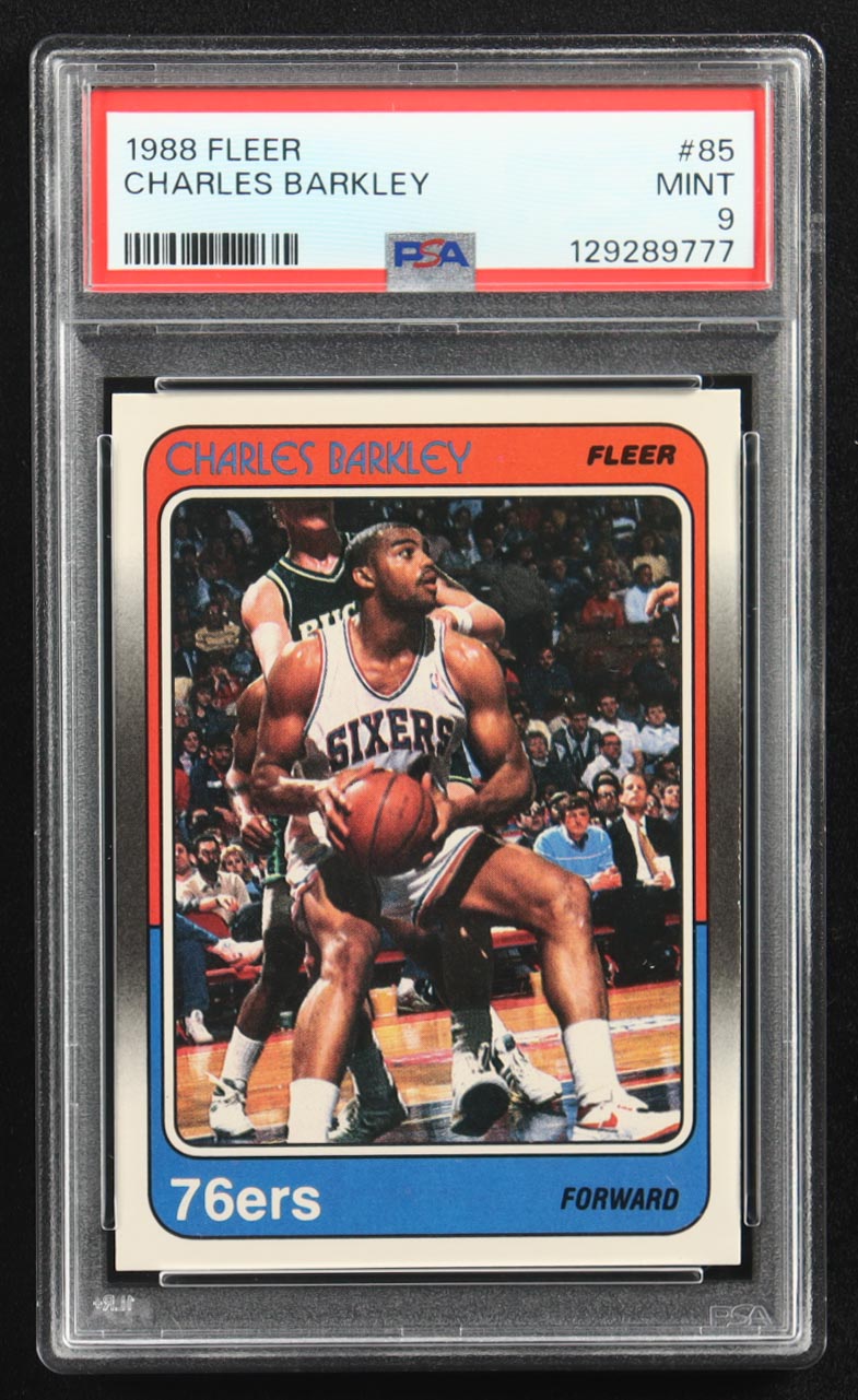 Charles Barkley 1988-89 Fleer #85 (PSA 9) at PristineAuction.com Charles Barkley 1988-89 Fleer #85 (PSA 9) at PristineAuction.com