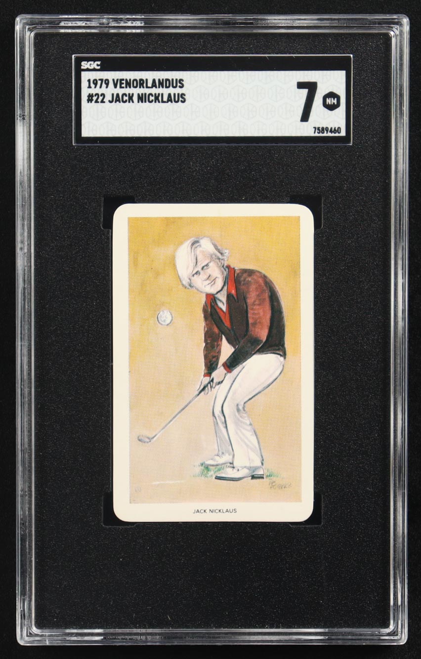 Jack Nicklaus 1979 Venorlandus #22 (SGC 7) at PristineAuction.com Jack Nicklaus 1979 Venorlandus #22 (SGC 7) at PristineAuction.com