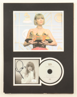 Taylor Swift Signed Custom Matted "The Tortured Poets Department" CD Album Display (JSA) at PristineAuction.com