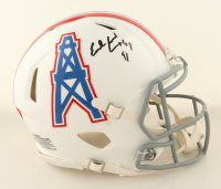 Earl Campbell Signed Oilers Full-Size Authentic On-Field Speed Helmet Inscribed "HOF 91" (JSA) at PristineAuction.com