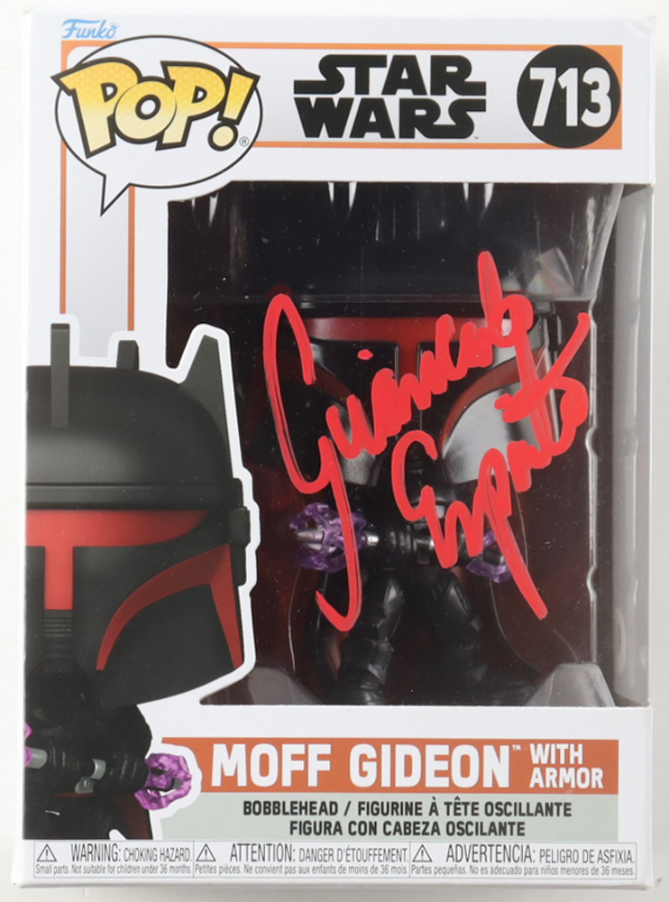 Giancarlo Esposito Signed "Star Wars" #713 Moff Gideon with Armor Bobble-Head Funko Pop! Vinyl Figure (JSA) at PristineAuction.com Giancarlo Esposito Signed "Star Wars" #713 Moff Gideon with Armor Bobble-Head Funko Pop! Vinyl Figure (JSA) at PristineAuction.com