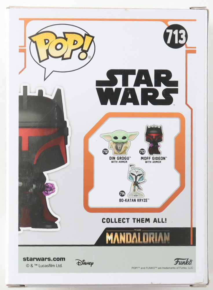 Giancarlo Esposito Signed "Star Wars" #713 Moff Gideon with Armor Bobble-Head Funko Pop! Vinyl Figure (JSA) at PristineAuction.com Giancarlo Esposito Signed "Star Wars" #713 Moff Gideon with Armor Bobble-Head Funko Pop! Vinyl Figure (JSA) at PristineAuction.com