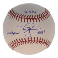 Mark McGwire Signed OML Baseball Inscribed "82 AL ROY", "12x All Star" & "583 HRs" (JSA) at PristineAuction.com