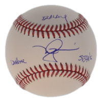 Mark McGwire Signed OML Baseball Inscribed "82 AL ROY", "12x All Star" & "583 HRs" (JSA) at PristineAuction.com