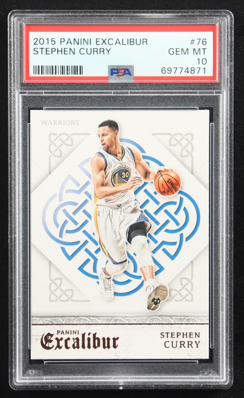 Stephen Curry 2015-16 Panini Excalibur #76 (PSA 10) at PristineAuction.com Stephen Curry 2015-16 Panini Excalibur #76 (PSA 10) at PristineAuction.com