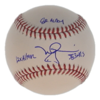 Mark McGwire Signed OML Baseball Inscribed "82 AL ROY", "12x All Star" & "583 HRs" (JSA) at PristineAuction.com