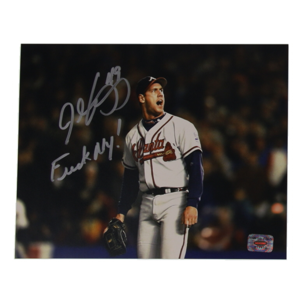 John Rocker Signed Braves 8x10 Photo Inscribed "F*** NY!" (WSS) at PristineAuction.com