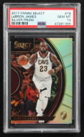 LeBron James 2017-18 Select Prizms Silver #18 (PSA 10) at PristineAuction.com