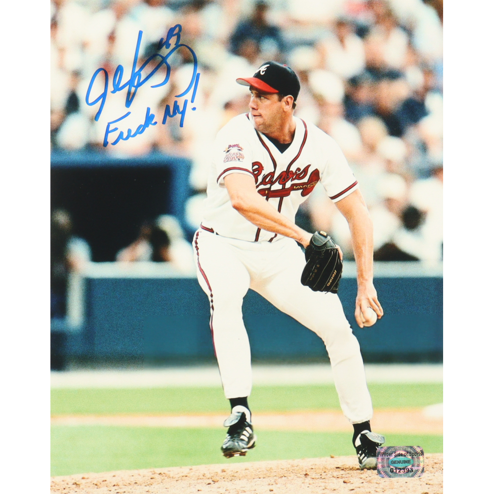John Rocker Signed 8x10 Braves Photo Inscribed "F*** NY!" (Wilder Side of Sports) at PristineAuction.com