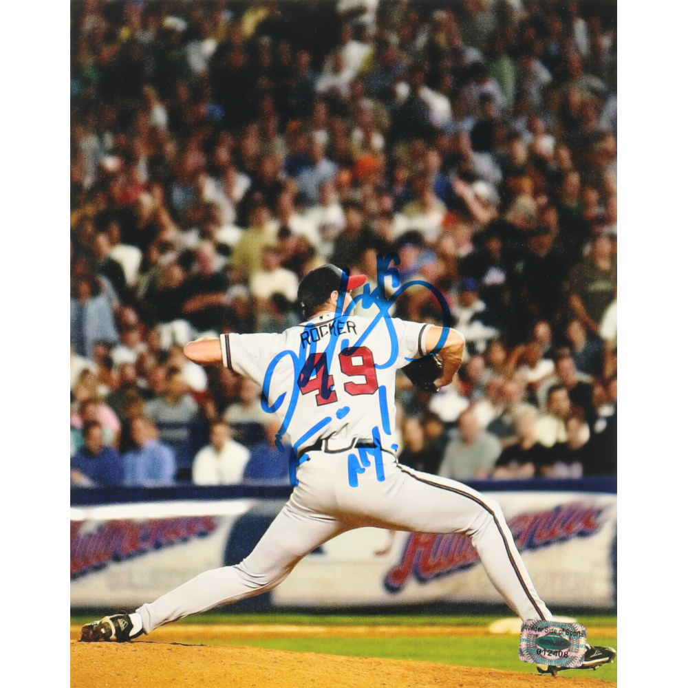 John Rocker Signed 8x10 Braves Photo Inscribed "F NY!" (Wilder Side of Sports) at PristineAuction.com