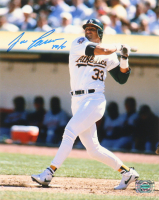 Jose Canseco Signed Athletics 8x10 Photo Inscribed "40/40" (Wilder Side of Sports) at PristineAuction.com
