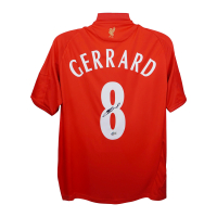 Steven Gerrard Signed Jersey (Beckett) at PristineAuction.com