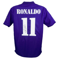 Ronaldo Nazario Signed Real Madrid Adidas Authentic Jersey (Beckett) at PristineAuction.com