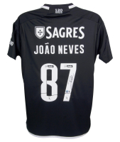 Joao Neves Signed S.L Benfica Adidas Authentic Jersey (Beckett) at PristineAuction.com