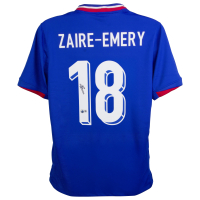Warren Zaire-Emery Signed France National Team Nike Authentic Jersey (Beckett) at PristineAuction.com
