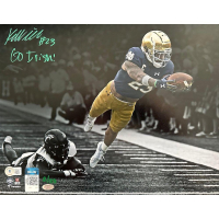 Kyren Williams Signed Notre Dame Fighting Irish LE 11x14 Photo Inscribed "Go Irish!" (Beckett) at PristineAuction.com