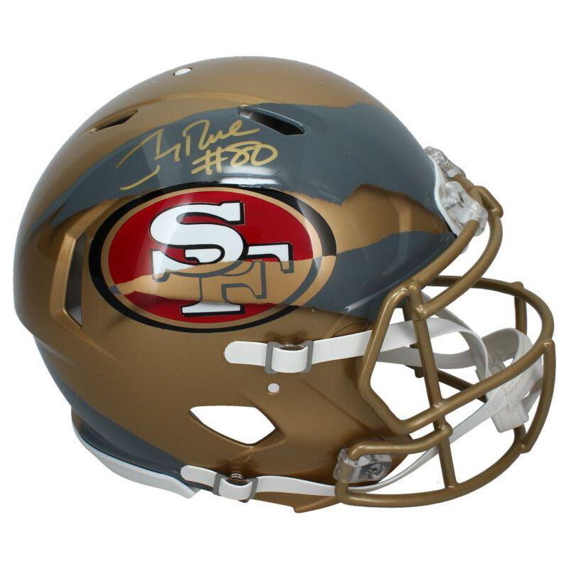 Jerry Rice Signed 49ers Full-Size Authentic On-Field Custom ECC Painted Speed Helmet (Fanatics) at PristineAuction.com Jerry Rice Signed 49ers Full-Size Authentic On-Field Custom ECC Painted Speed Helmet (Fanatics) at PristineAuction.com