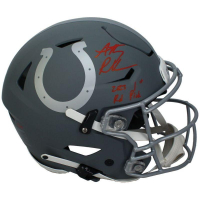 Anthony Richardson Signed LE Colts Full-Size Authentic On-Field Slate Alternate Speedflex Helmet Inscribed "2023 1st Rd. Pick" (Fanatics) at PristineAuction.com