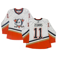 Trevor Zegras Signed Ducks Adidas Jersey (Fanatics) at PristineAuction.com