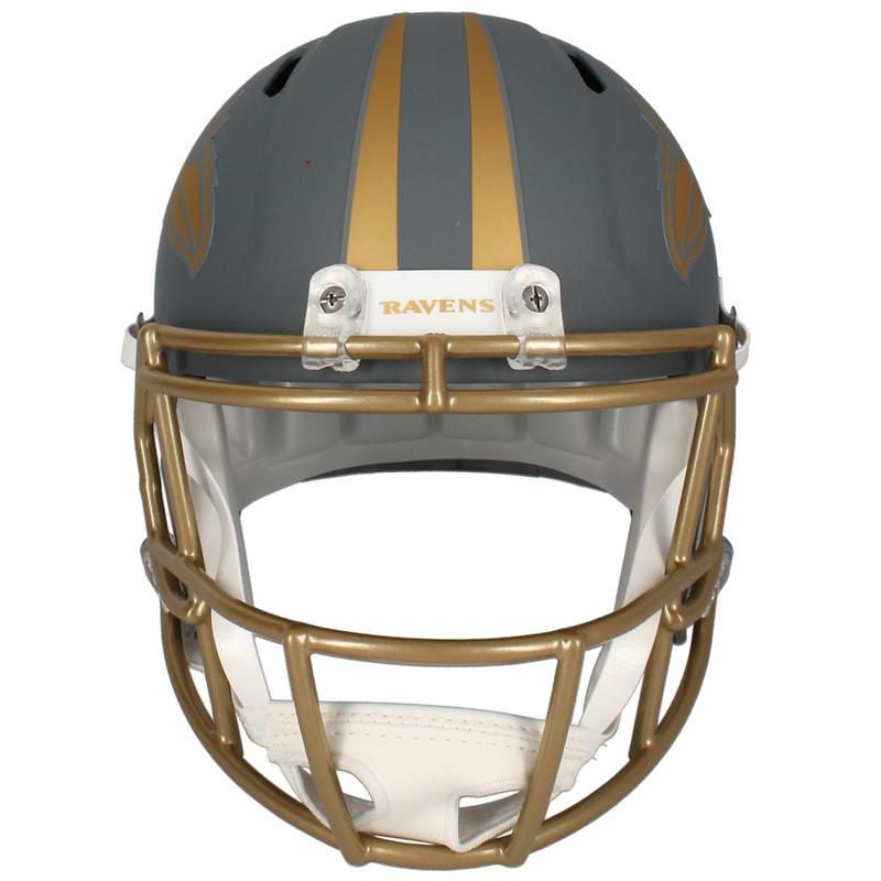 Ed Reed Signed Ravens Full-Size Slate Alternate Speed Helmet (Beckett) at PristineAuction.com Ed Reed Signed Ravens Full-Size Slate Alternate Speed Helmet (Beckett) at PristineAuction.com