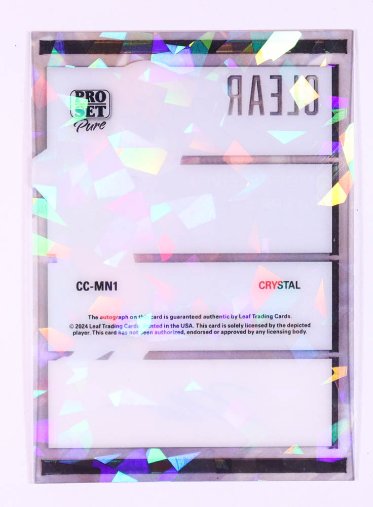 Malik Nabers 2024 Pro Set Pure Clear Choice Autographs Red Crystal #CCMN1 RC #1/4 at PristineAuction.com Malik Nabers 2024 Pro Set Pure Clear Choice Autographs Red Crystal #CCMN1 RC #1/4 at PristineAuction.com