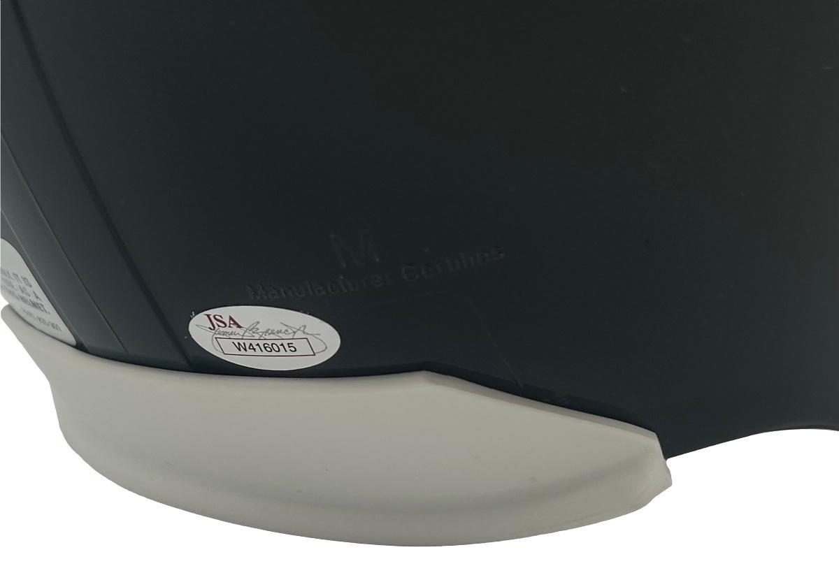 Jacoby Jones Signed Raven Full-Size Speed Helmet Inscribed "Super Bowl XLVII Champs" (JSA) at PristineAuction.com Jacoby Jones Signed Raven Full-Size Speed Helmet Inscribed "Super Bowl XLVII Champs" (JSA) at PristineAuction.com