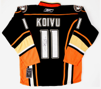 Saku Koivu Signed Ducks Reebok Authentic Jersey (JSA) at PristineAuction.com