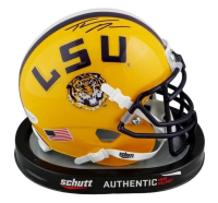 Thaddeus Moss Signed LSU Tigers Mini Helmet (Beckett) at PristineAuction.com