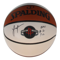 Jalen Green Signed Rockets Logo NBA Basketball Inscribed "2021 #2 Pick" (Fanatics) at PristineAuction.com