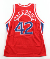 Jerry Stackhouse Signed 76ers Champion Authentic Jersey (Beckett) at PristineAuction.com