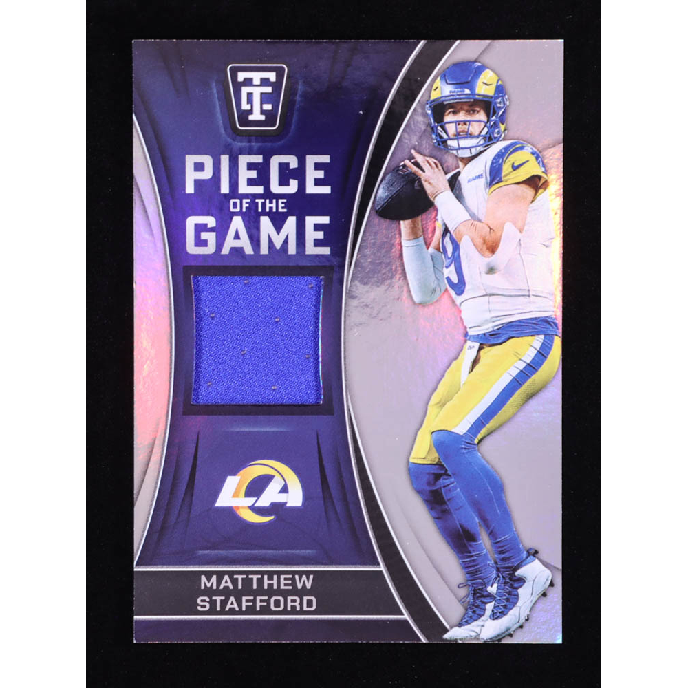 Matthew Stafford 2024 Totally Certified Piece of the Game #1 at PristineAuction.com