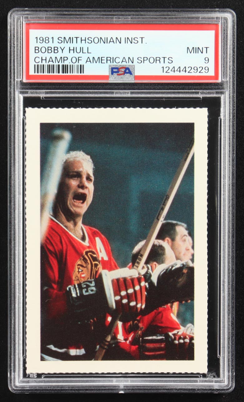 Bobby Hull 1981 Smithsonian Institution Champion of American Sports #NNO (PSA 9) at PristineAuction.com Bobby Hull 1981 Smithsonian Institution Champion of American Sports #NNO (PSA 9) at PristineAuction.com