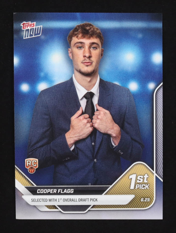 Cooper Flagg 2025 Topps Now #D1 RC at PristineAuction.com Cooper Flagg 2025 Topps Now #D1 RC at PristineAuction.com