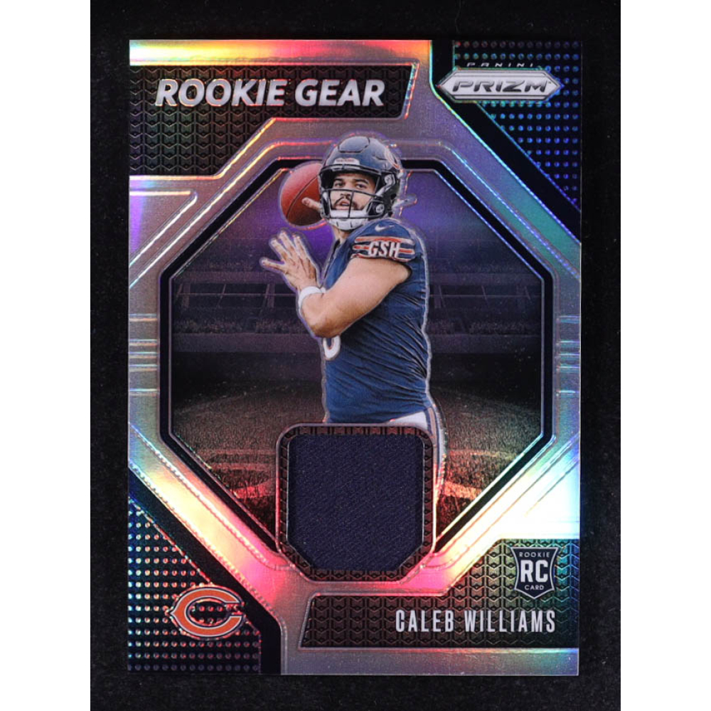 Caleb Williams 2024 Panini Prizm Rookie Gear #1 RC at PristineAuction.com
