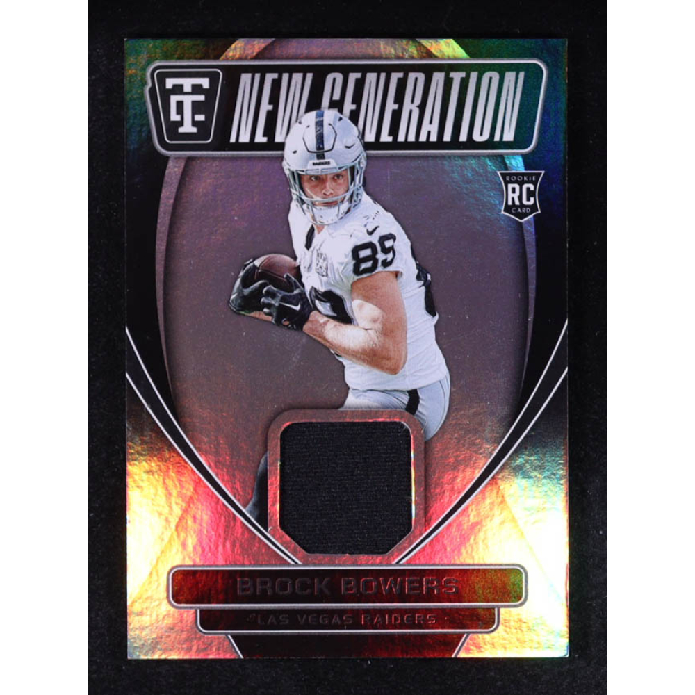 Brock Bowers 2024 Totally Certified New Generation Jerseys #21 RC at PristineAuction.com